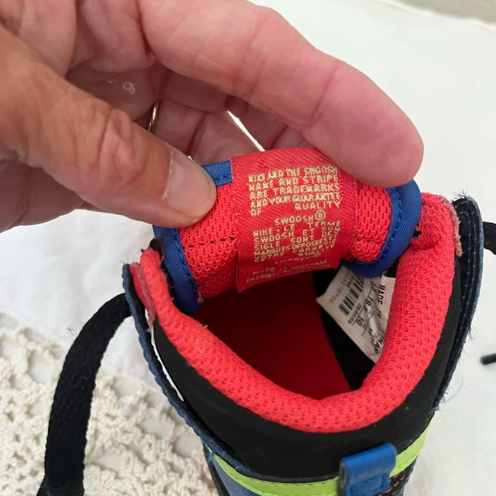Nike baby high top sneakers.